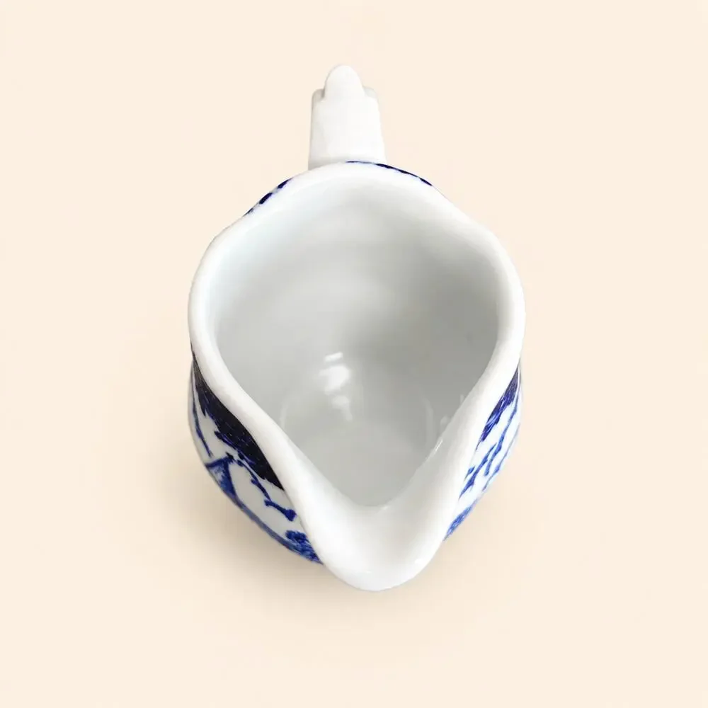 Arabia of Finland Vintage Coffee Tea Pot Creamer Blue Castle 1964–1971